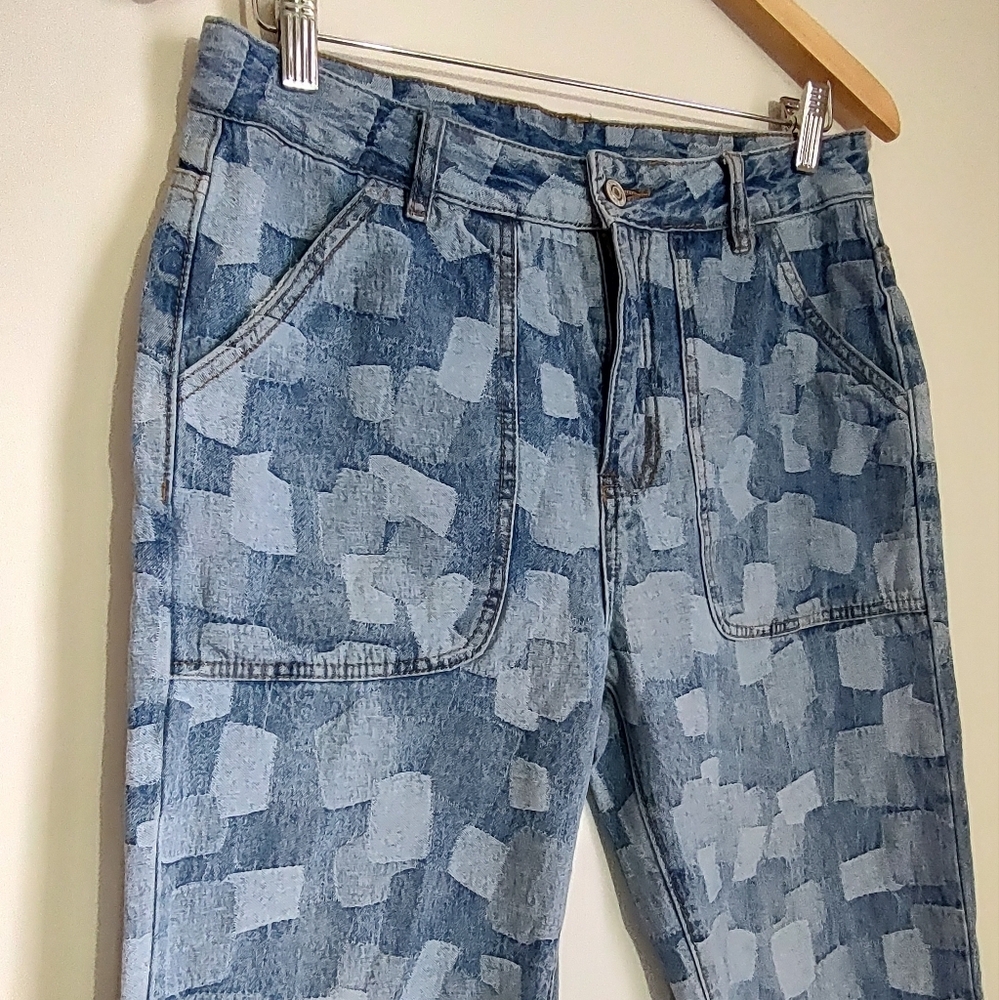 SheIn Stylish Patchwork Fashion Denim Jeans - Picture 3 of 11